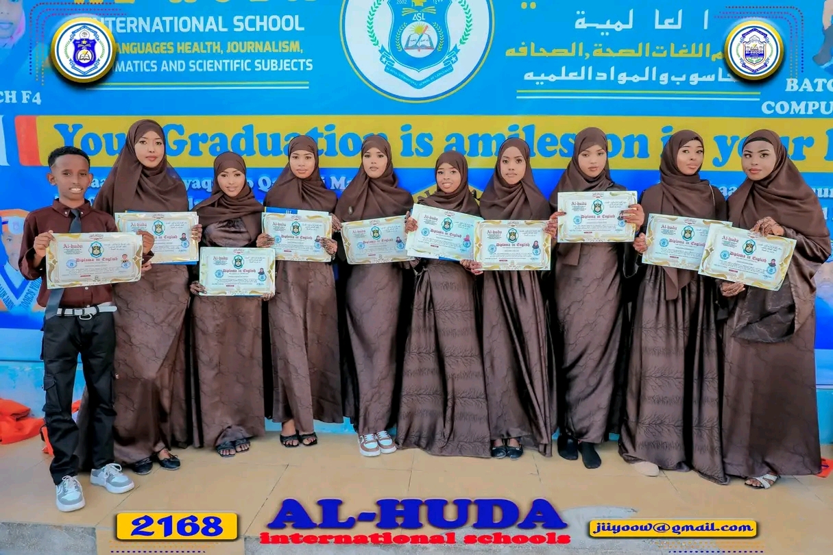 Al-Hudda students celebrating together at a school event